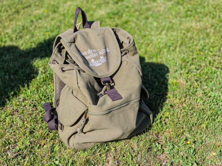 Rucksack Urlaub auf der Alm